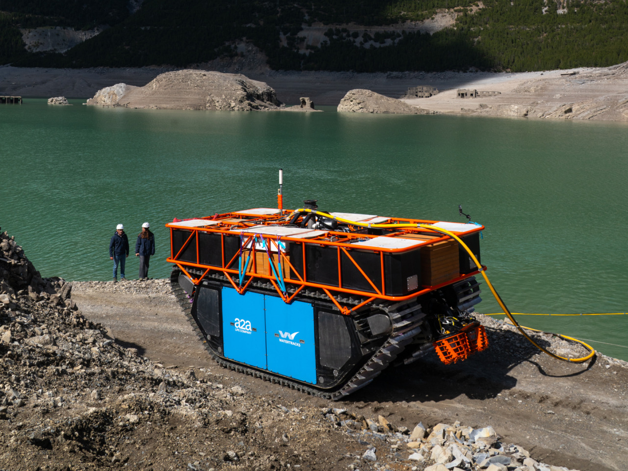 Robotica subacquea in Valtellina grazie al Gruppo A2A per la manutenzione della diga di Cancano
